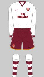 arsenal 2007-08 change kit