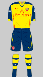 arsenal 2014-15 fa cup final kit