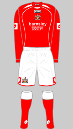 barnsley 2008-09 home kit