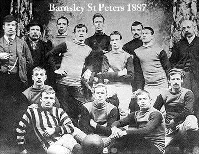 barnsley st peters team group circa 1889