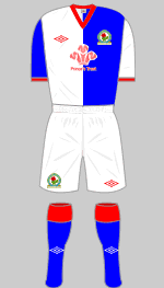 blackburn rovers fc 2011-12 home kit