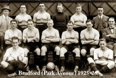 bradford park avenue 1925-26 team