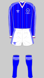 brighton & hove albion august to october 1983