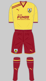 burnley 2011-12 away kit