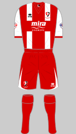 cheltenham town 2013-14 home kit