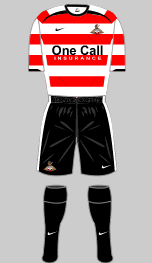 doncaster rovers 2011-12 home kit