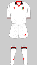 ac milan 1994 uefa champions league kit