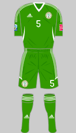 nigeria 2011 women's world cup 1st kit