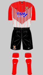 lincoln city fc 2011-12 home kit
