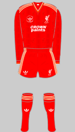 1986-1987 Liverpool Kit
