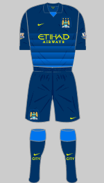 manchester city 2014-15 change kit