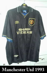 manchester united 1993 away shirt