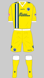 millwall 2014-15 change kit