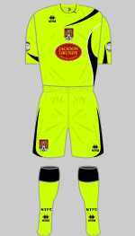 northampton town fc 2012-13 away kit