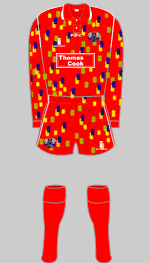 peterborough united 1993 away kit