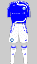 peterborough united 2010 home strip sue ryder sponsorship