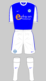 peterborough united fc 2011-12 home kit