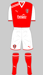 rotherham united 2011-12 home kit