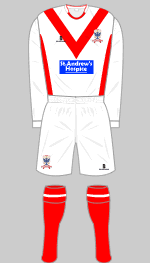 airdrie united 2008-09 home kit