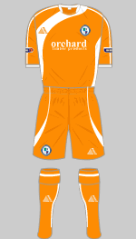 forfar athletic 2012-13 away kit