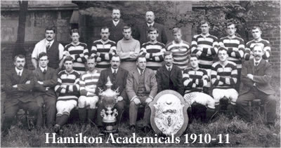 hamilton academicals team group 1910-11