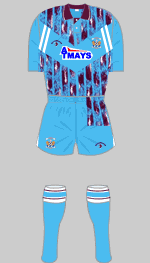 kilmarnock 1992-94 away kit