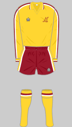 motherwell fc 1976-78 alternate kit