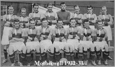 motherwell fc 1932-33 team group