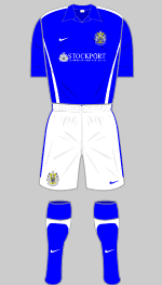stockport county 2010-11 home kit