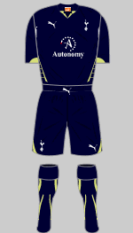 tottenham hotspur 2010-11 third kit