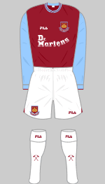 West Ham 2001-2003 Kit
