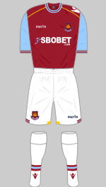 west ham united 2011-12 home kit