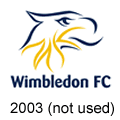 wimbledon fc crest 2003 (not used)