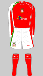 wrexham 2007-08 home kit