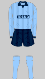 wycombe wanderers 1986-87 kit