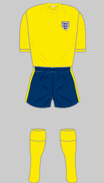 england 1973 yellow kit