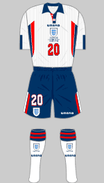 england world cup 1998 white