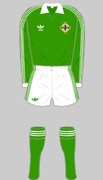 northern ireland 1980 home kit