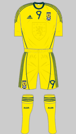 scotland all yellow kit 2011