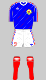 yugoslavia 1984 european championship kit