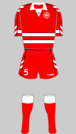 denmark european championships 1988 kit v italy