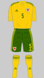 wales euro 2020 2nd kit