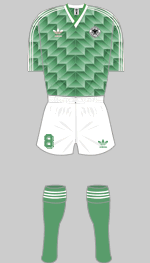 west germany 1990 world cup change kit