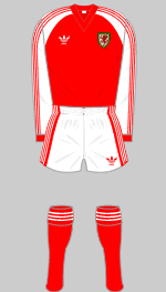 wales home kit 1980