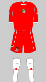 wales home kit 2000